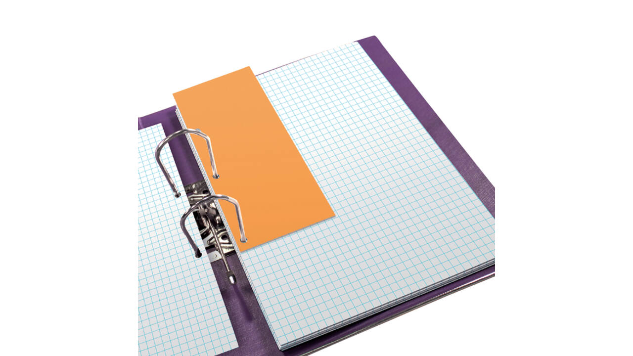 Scheidingsstrook Oxford duo 240x105mm oranje 60 stuks