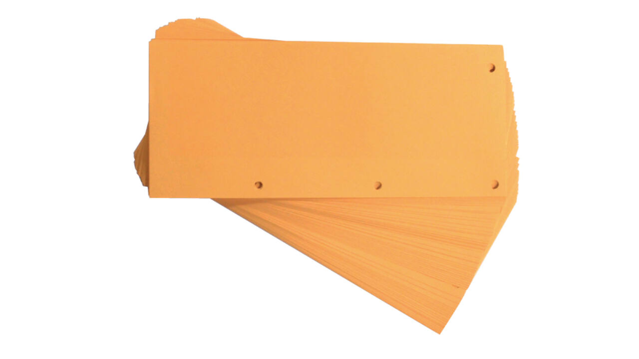 Scheidingsstrook Oxford duo 240x105mm oranje 60 stuks