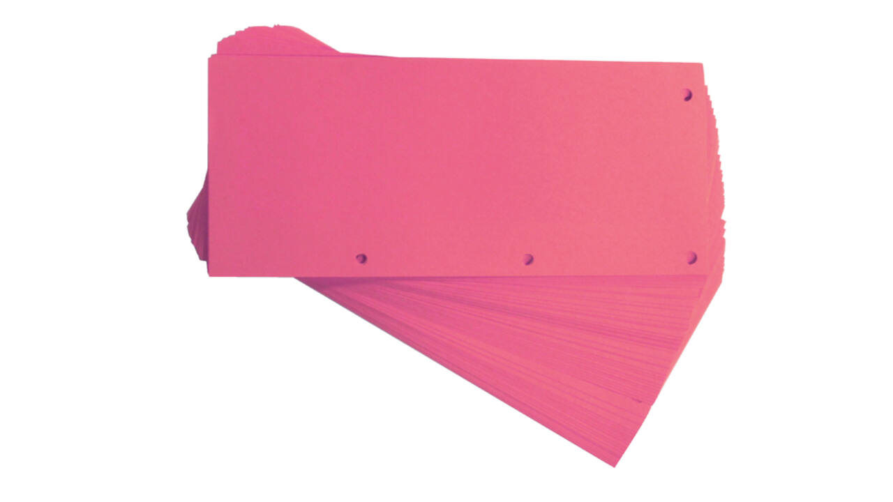 Scheidingsstrook Oxford duo 240x105mm roze 60 stuks