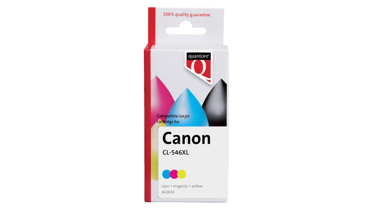Inktcartridge Quantore alternatief tbv Canon CL-546XL kleur