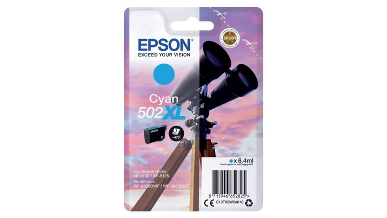 Inktcartridge Epson 502XL T02W2 blauw