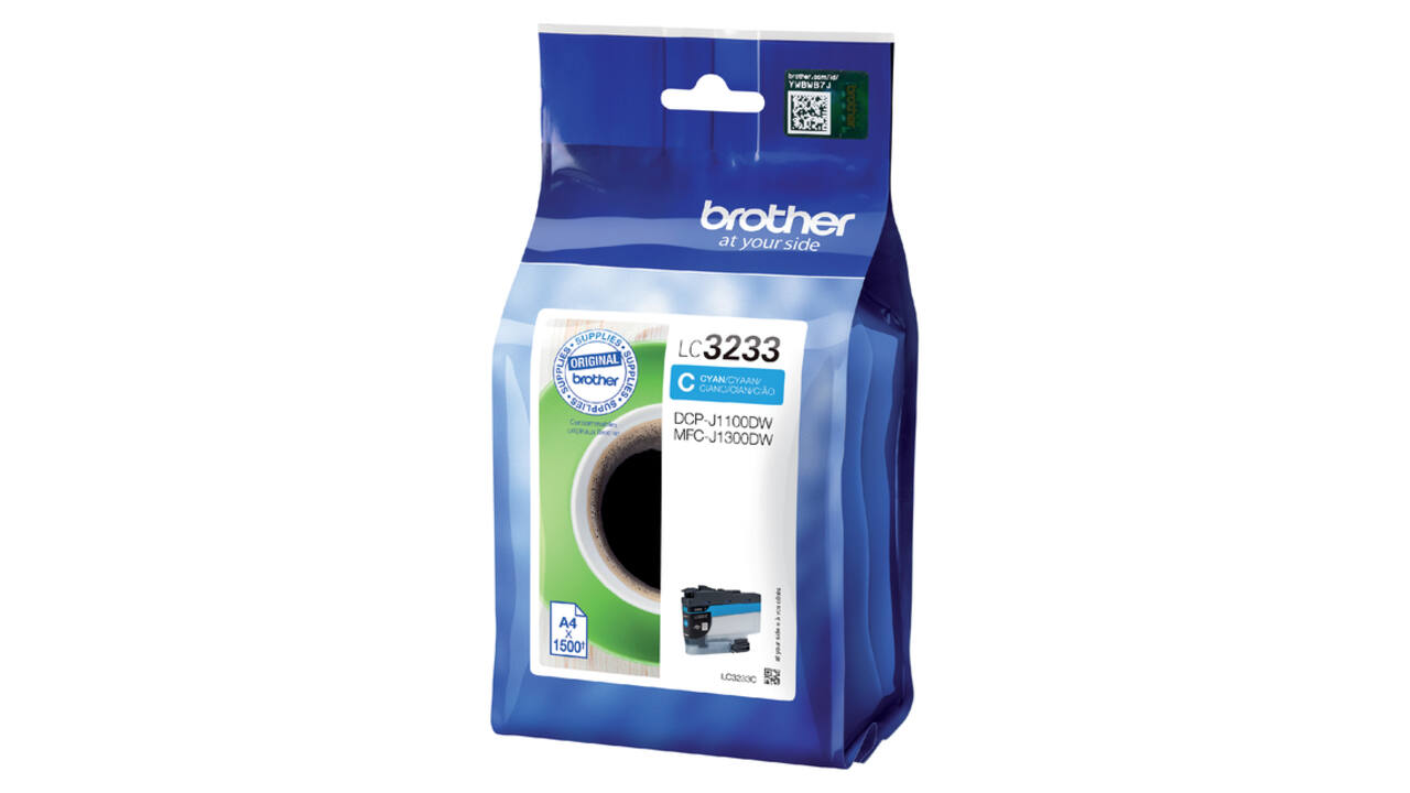 Inktcartridge Brother LC-3233C blauw