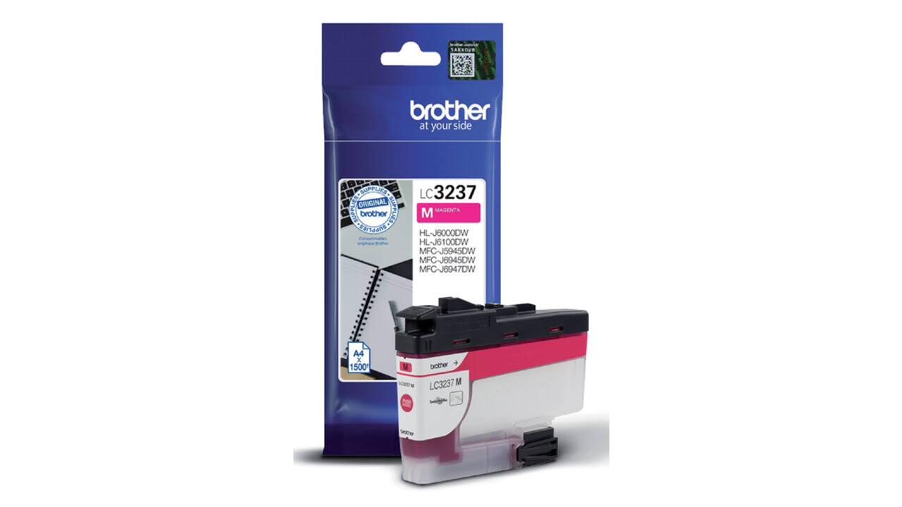 Inktcartridge Brother LC-3237M rood