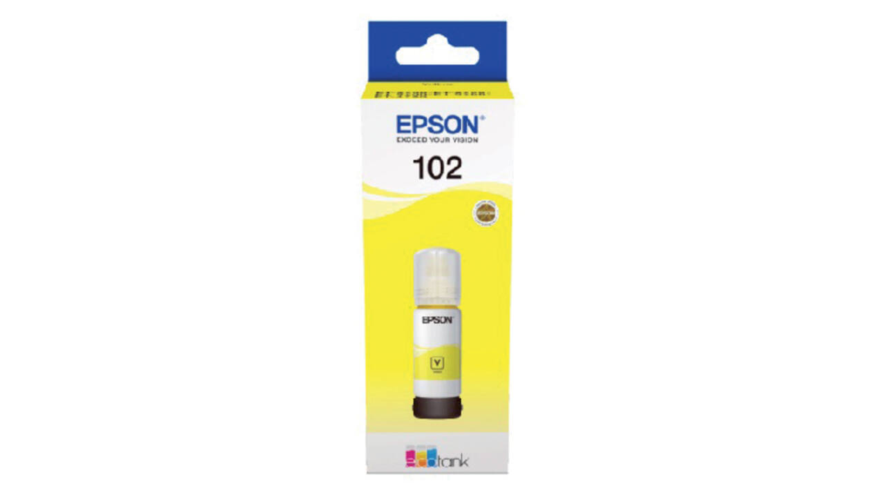 Navulinkt Epson 102 T03R4 geel