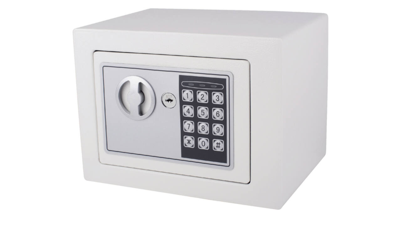 Kluis Pavo mini elektronisch 230x170x170mm wit