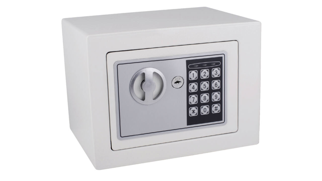 Kluis Pavo mini elektronisch 230x170x170mm wit