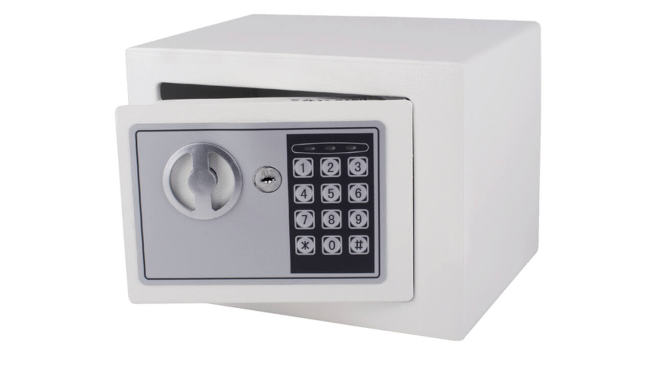 Kluis Pavo mini elektronisch 230x170x170mm wit
