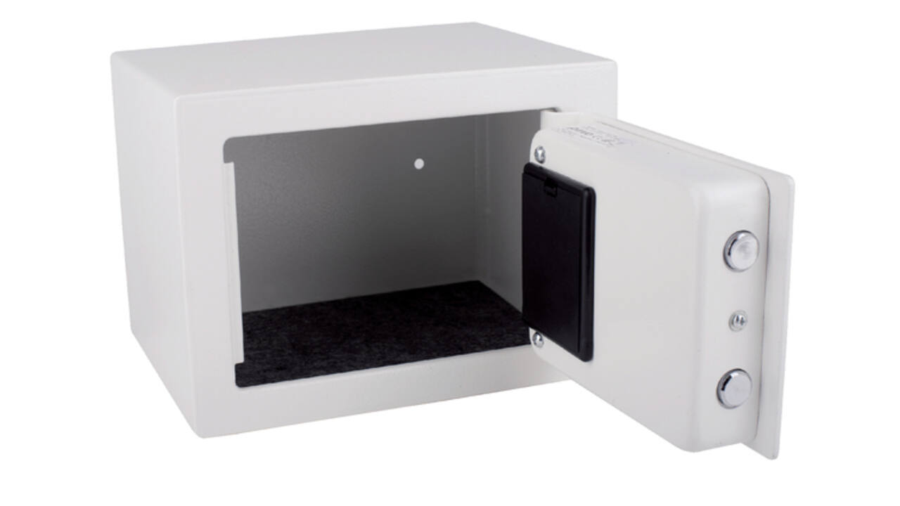 Kluis Pavo mini elektronisch 230x170x170mm wit