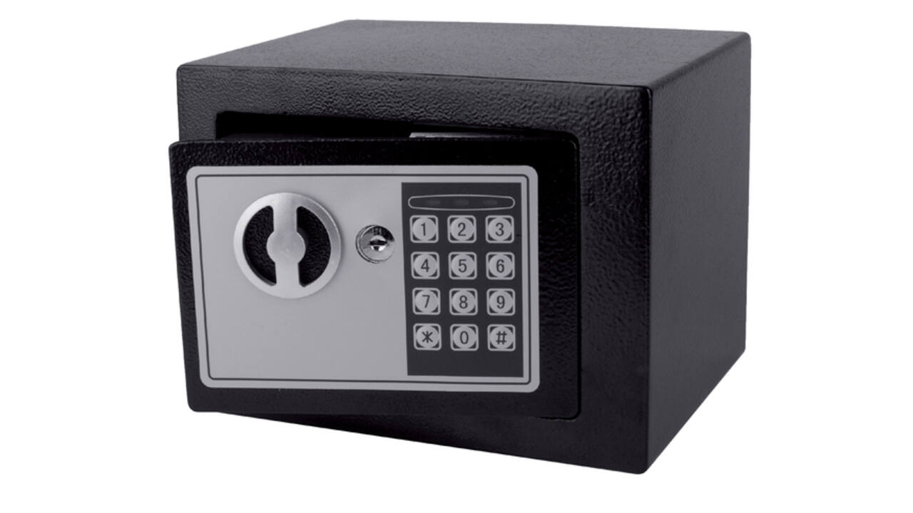 Kluis Pavo mini elektronisch 230x170x170mm zwart