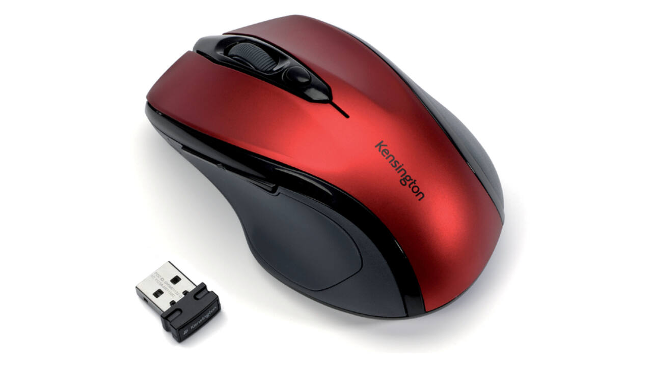 Muis Kensington Pro Fit draadloos rood