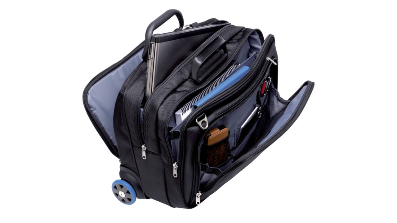 Laptop trolley Kensington Contour 17" zwart