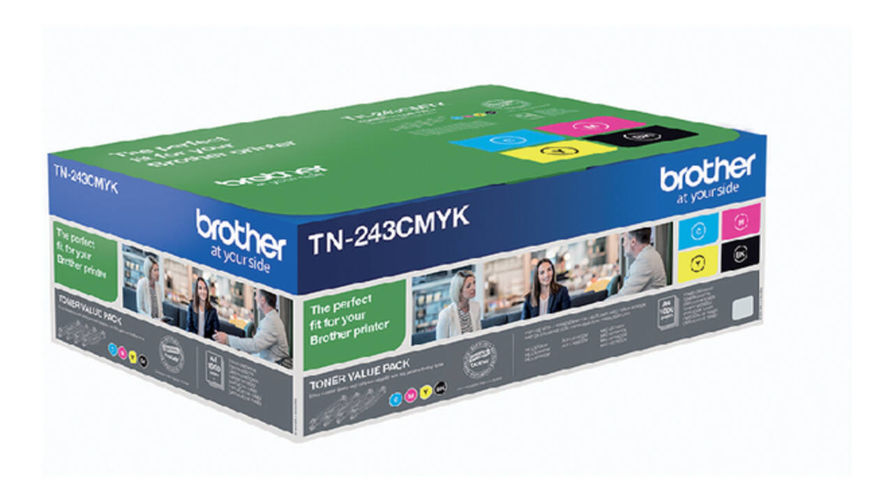 Toner Brother TN-243 zwart + 3 kleuren