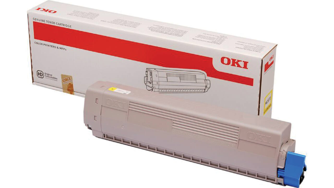 Toner Oki 45862814 geel