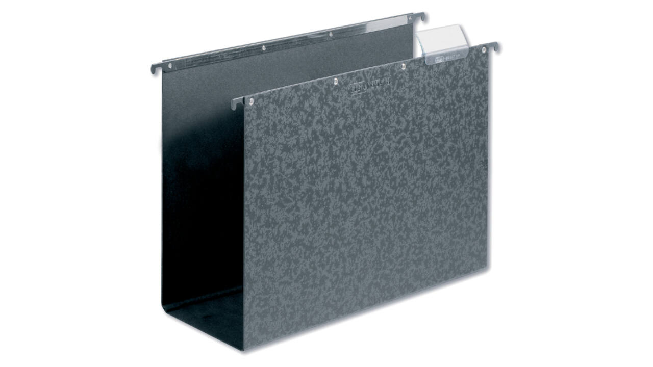 Hangmap Elba Vertic A4 80mm hardboard zwart