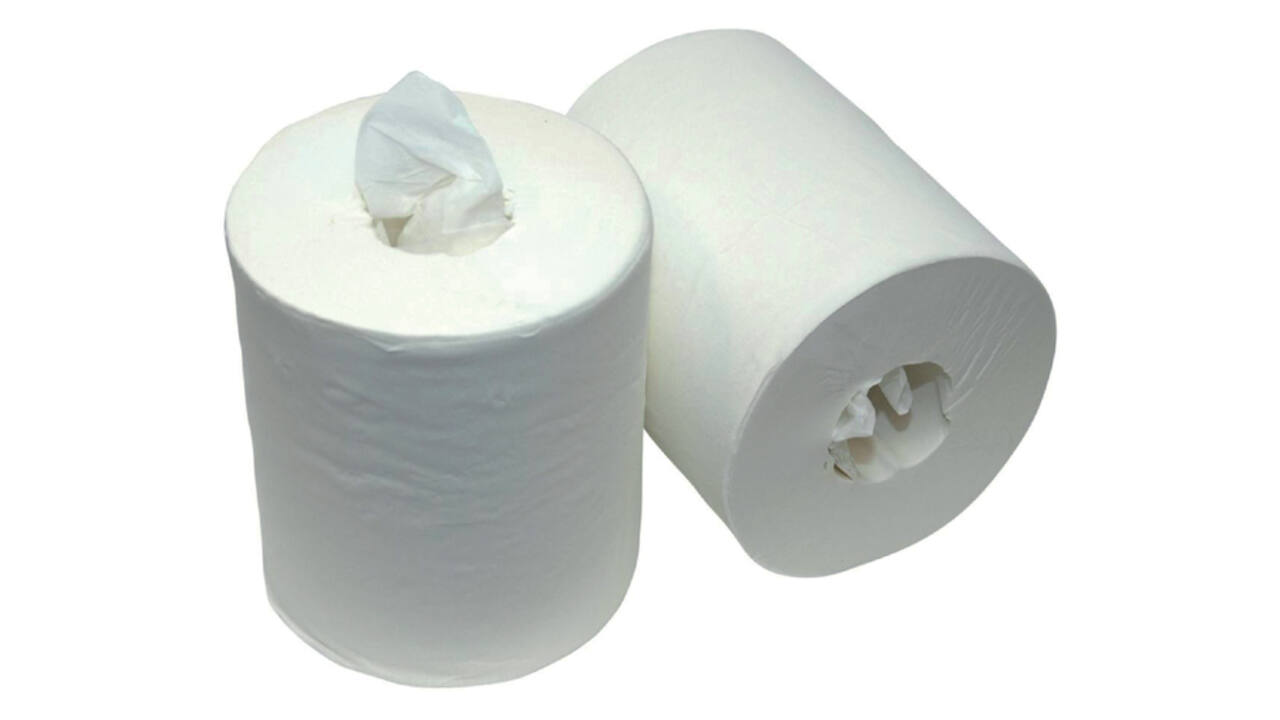 Poetspapier Cleaninq M2 1-laags 6x275m wit