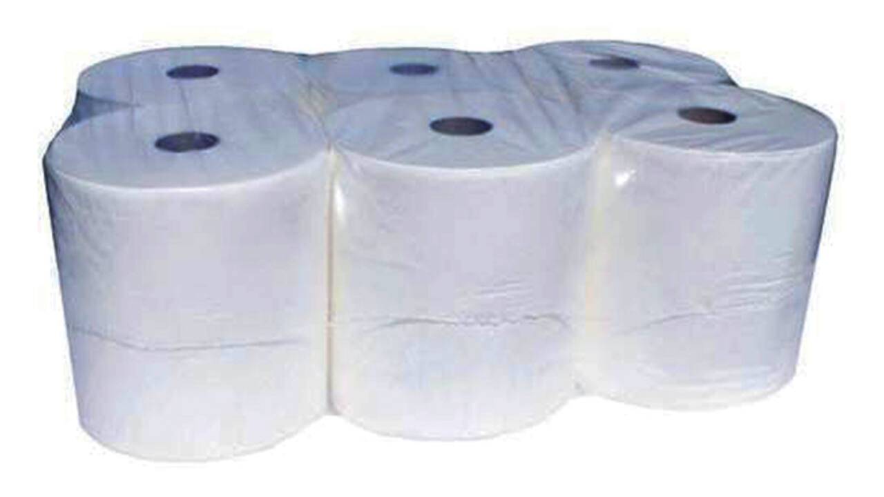 Toiletpapier Cleaninq T2 jumbo klein 2-laags 12x170m wit