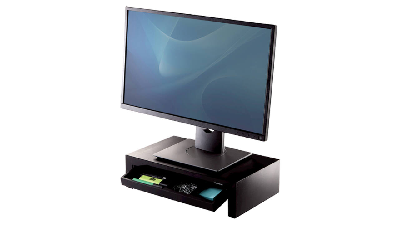 Monitorstandaard Fellowes Designer Suites zwart