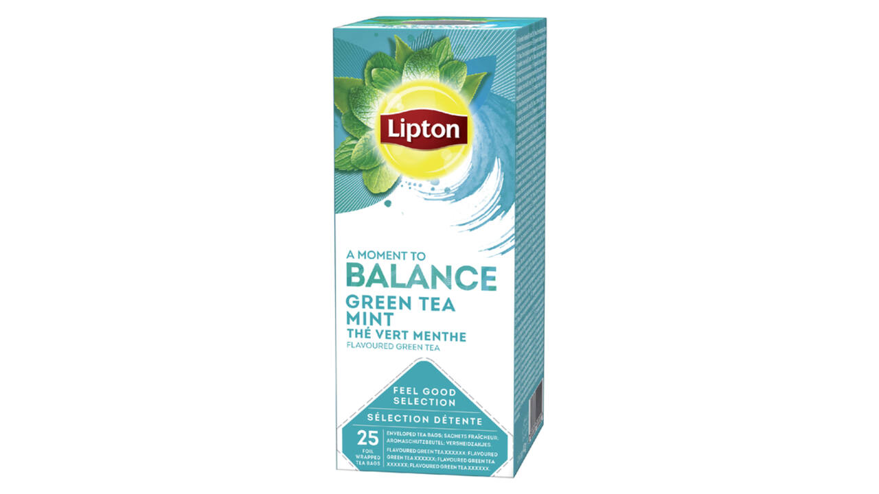 Thee Lipton Balance green tea mint 25x1.5gr