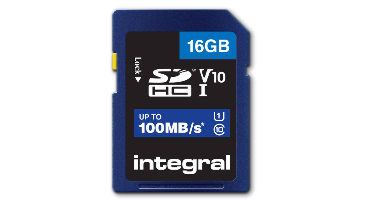 Geheugenkaart Integral SDHC V10 16GB