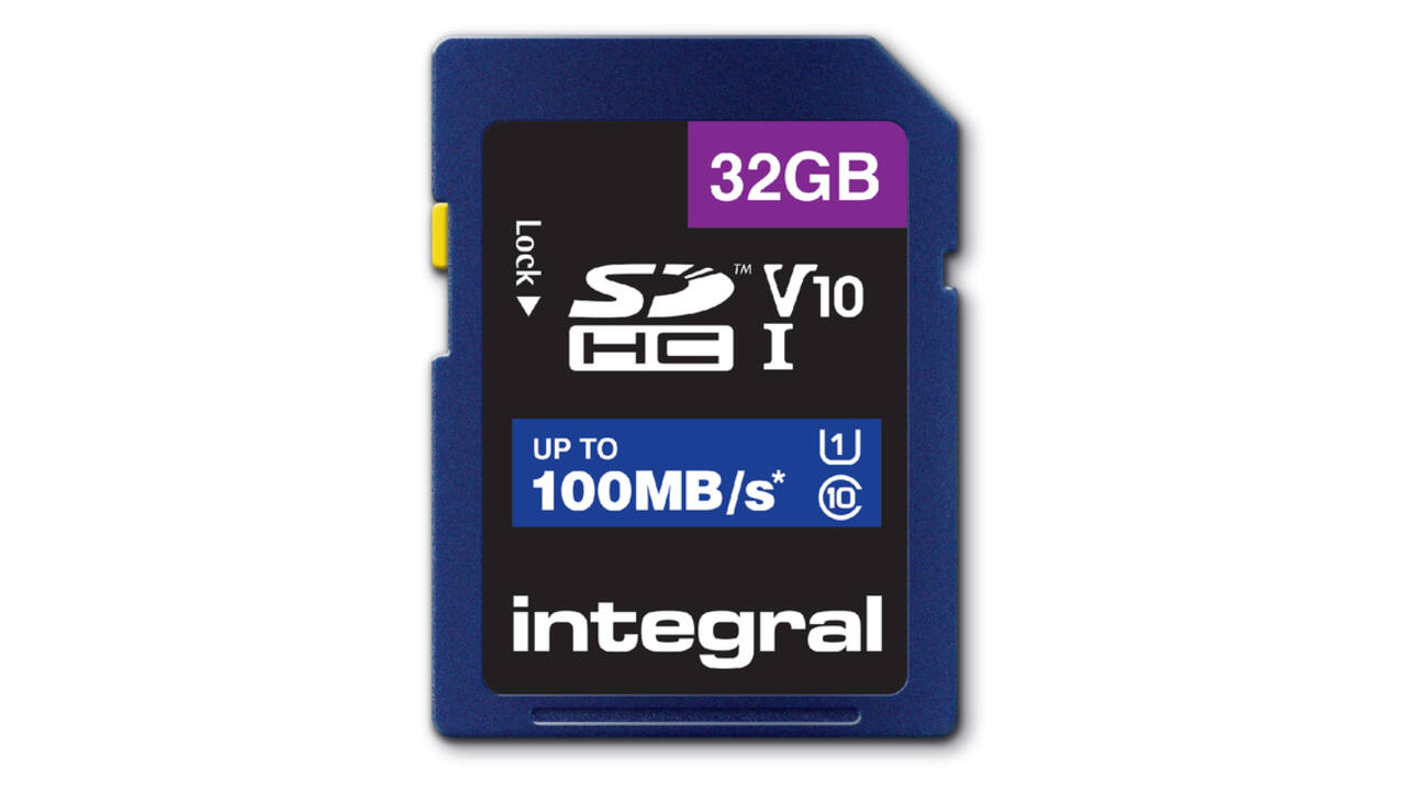 Geheugenkaart Integral SDHC V10 32GB