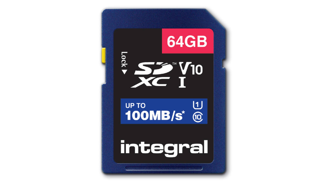 Geheugenkaart Integral SDXC V10 64GB