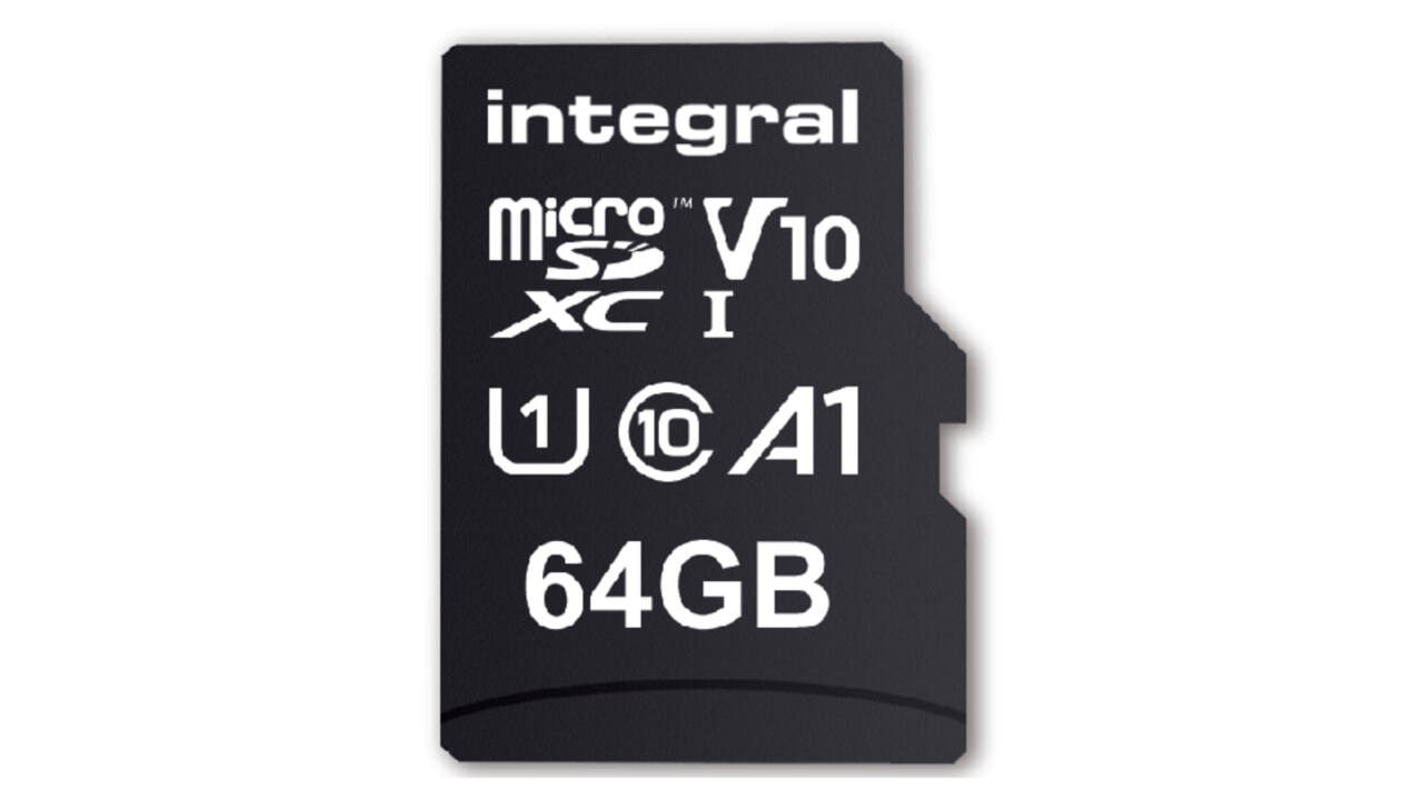 Geheugenkaart Integral microSDXC V10 64GB