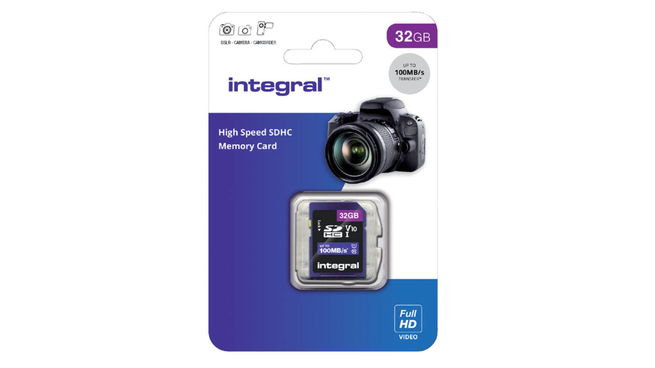 Geheugenkaart Integral SDHC V10 32GB