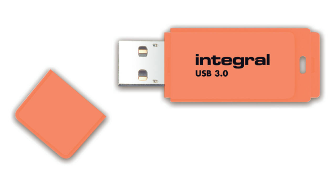 USB stick 3.0 Integral Neon USB-A 64GB oranje