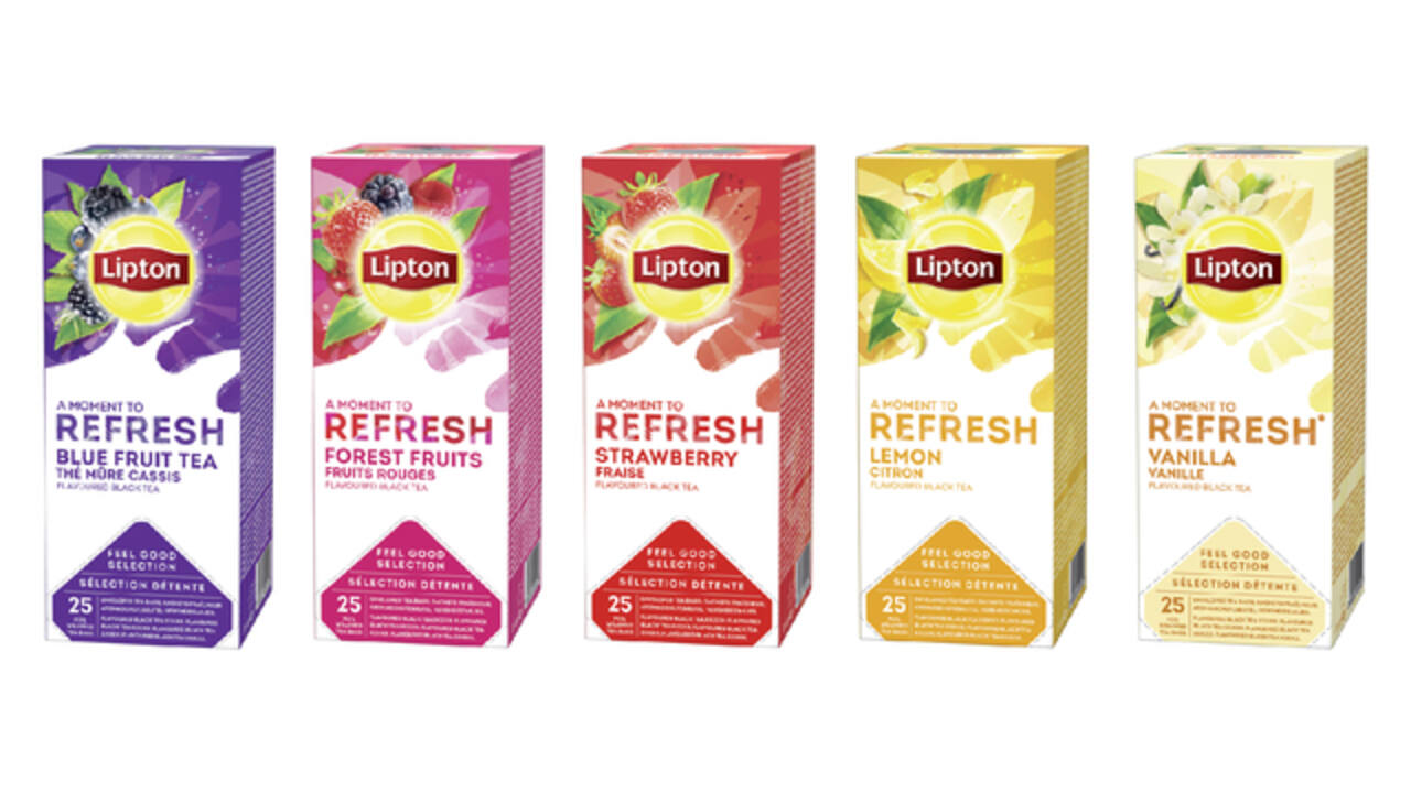 Thee Lipton Refresh strawberry 25x1.5gr