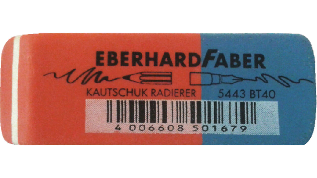 Gum Eberhard Faber EF-585443 potlood/inkt rood/blauw
