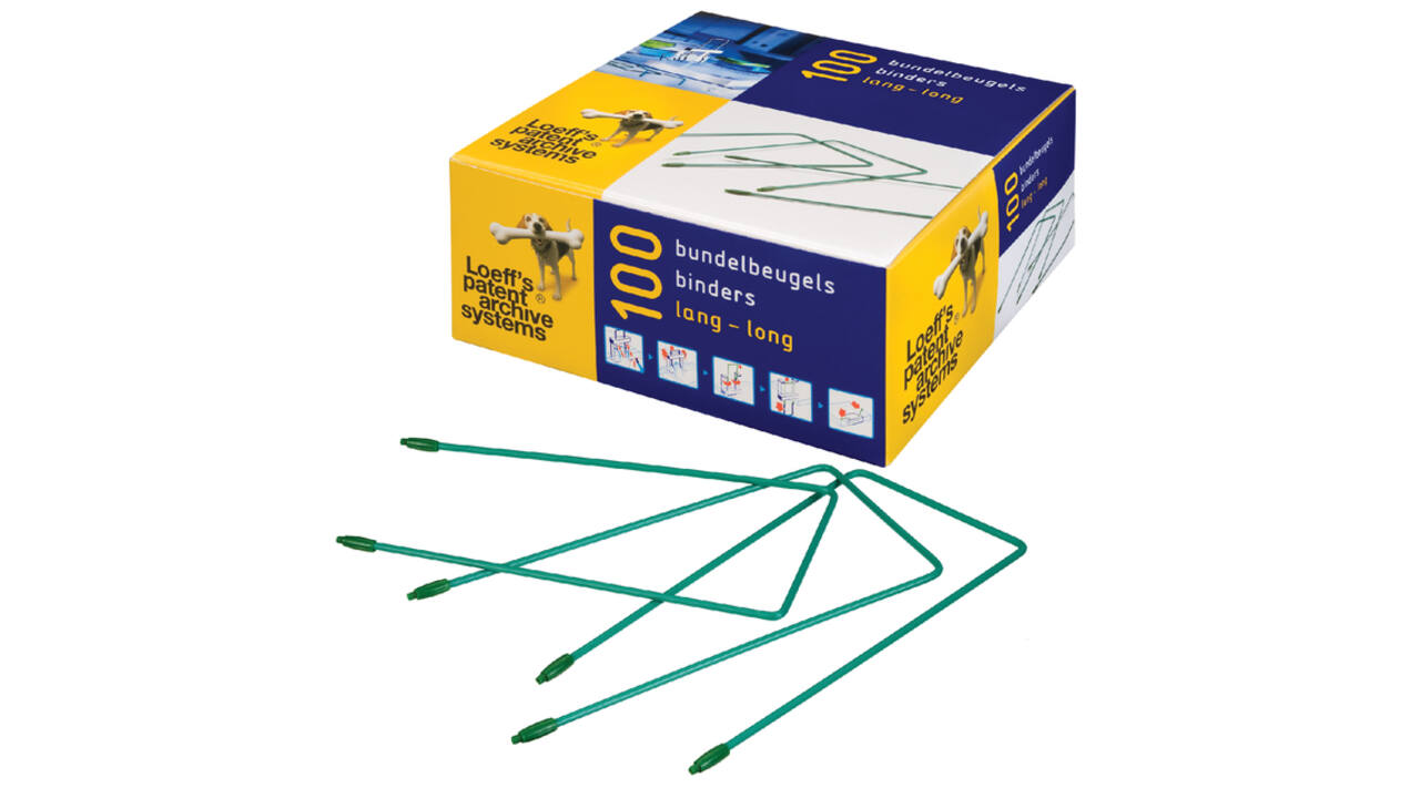 Bundelbeugel Loeff's 1224 extra lang 150mm 100 stuks