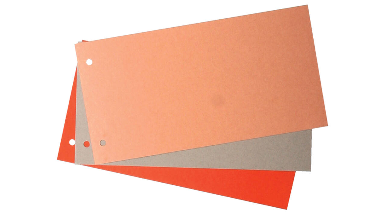Scheidingsstrook Quantore 230x120mm oranje 250 stuks