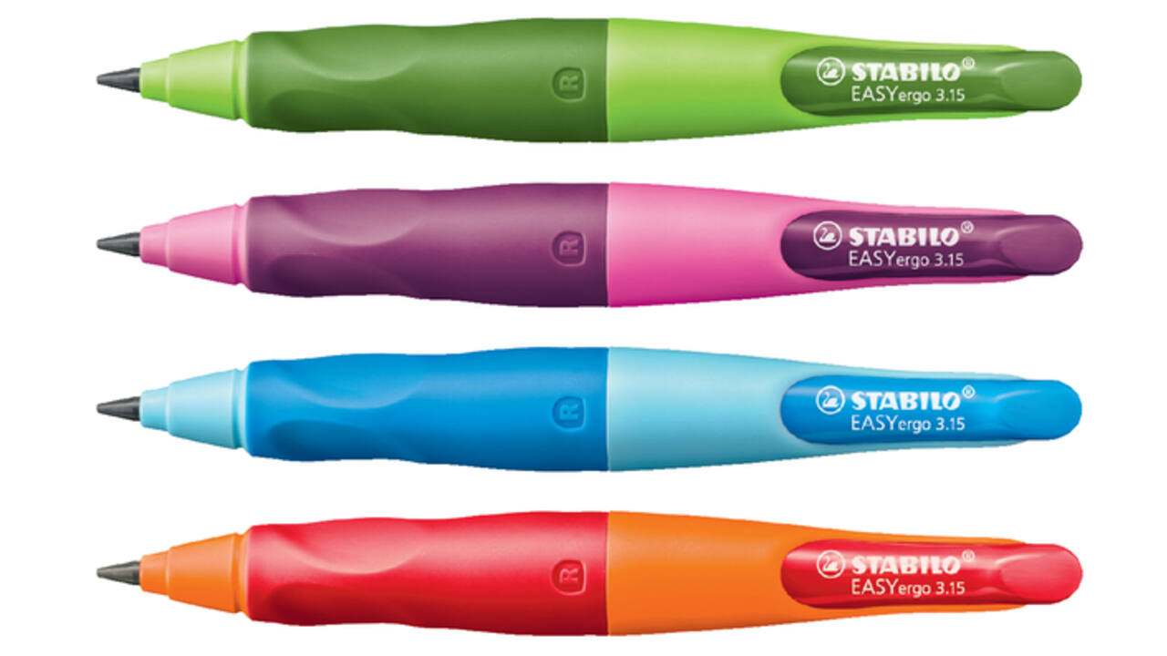 Vulpotlood STABILO Easyergo HB 3.15mm rechts bauwl/dbl slijper blister