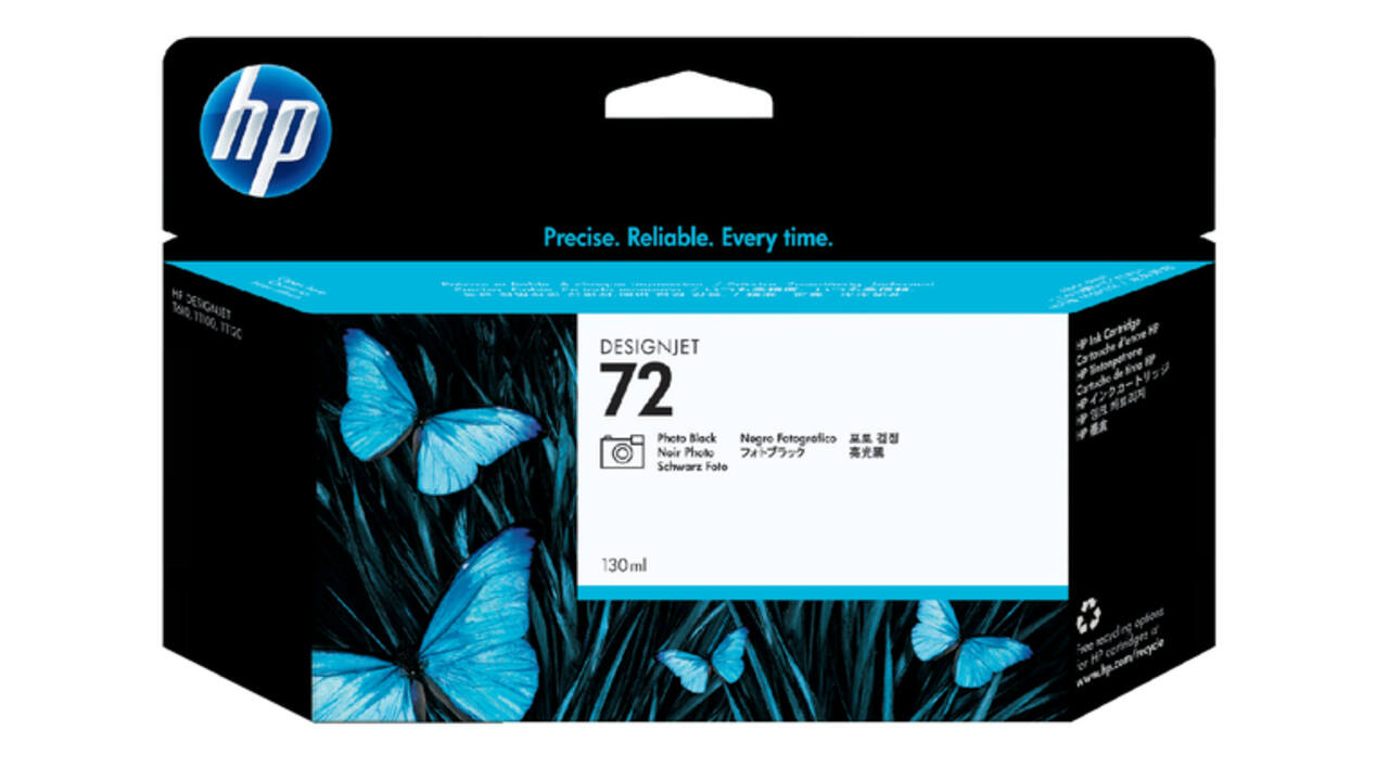 Inktcartridge HP C9370A 72 foto zwart