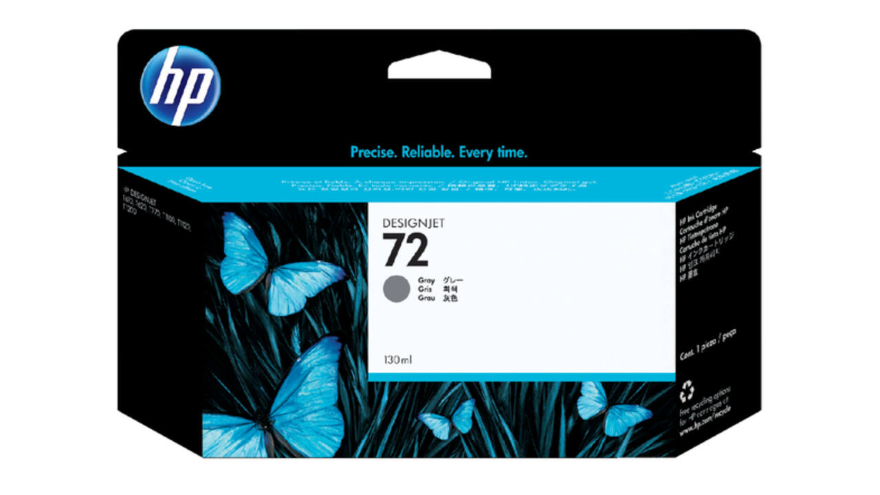 Inktcartridge HP C9374A 72 grijs