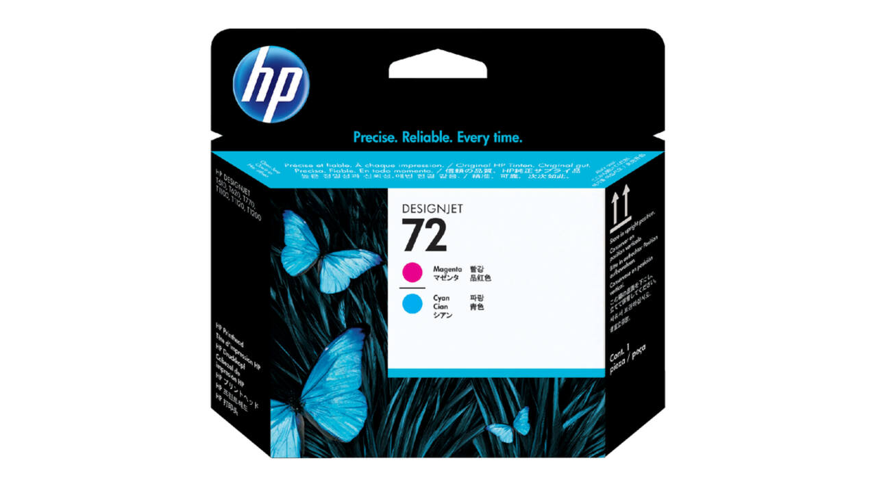 Printkop HP C9383A 72 rood + blauw