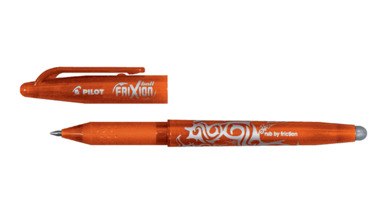 Rollerpen PILOT friXion medium oranje