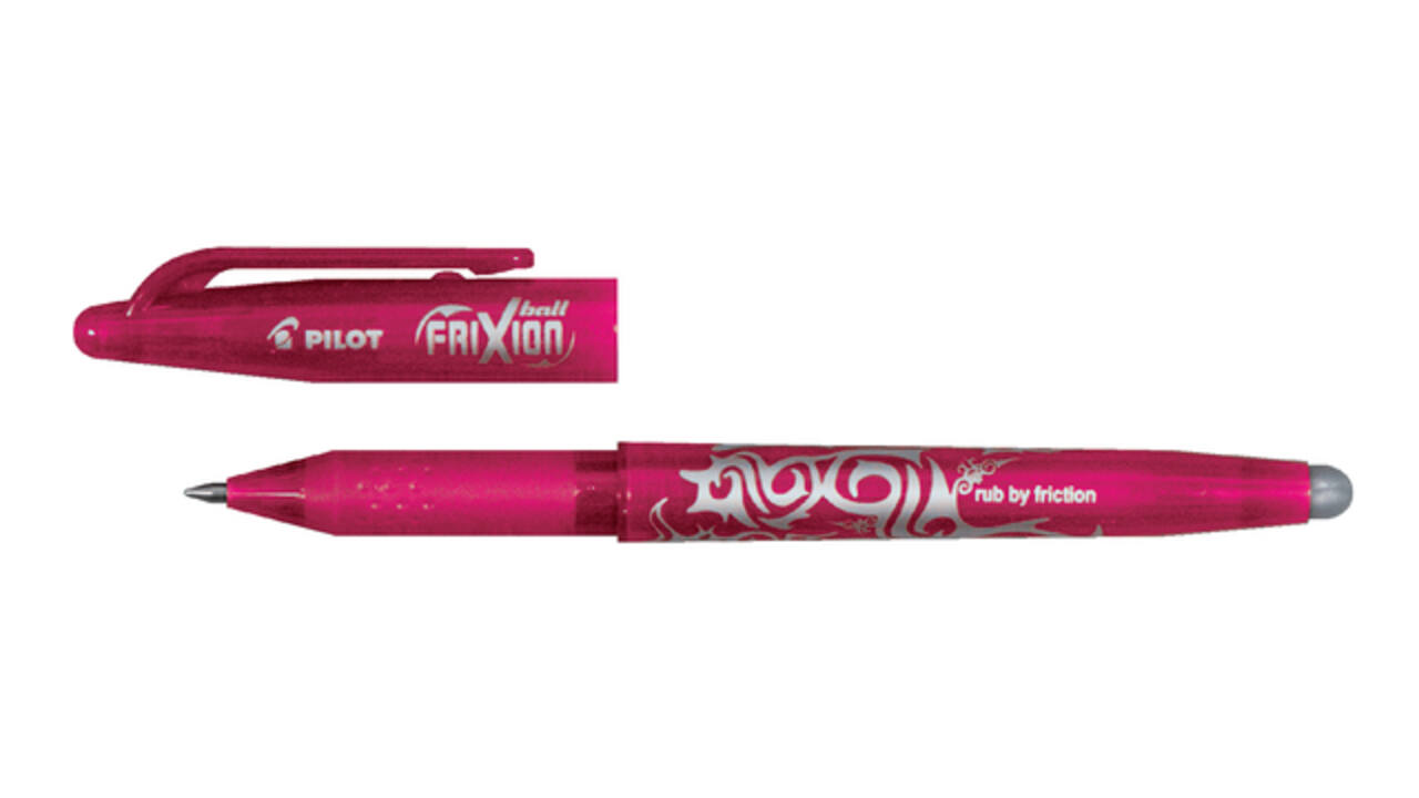 Rollerpen PILOT friXion medium roze