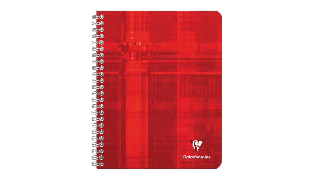 Schrift Clairefontaine A4 lijn 100 pagina's 90gr assorti