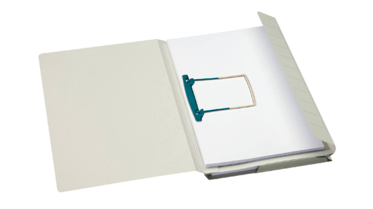 Combimap Secolor folio 1 klep recycled 250gr grijs