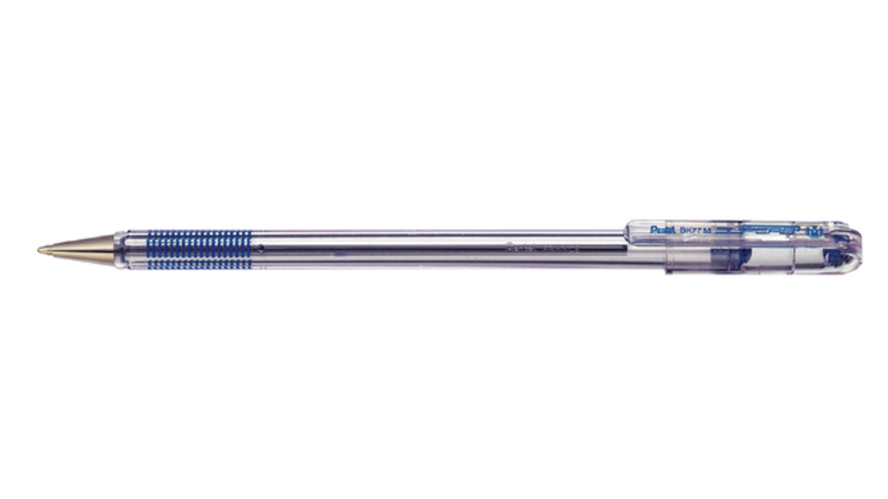 Balpen Pentel BK77 fijn blauw