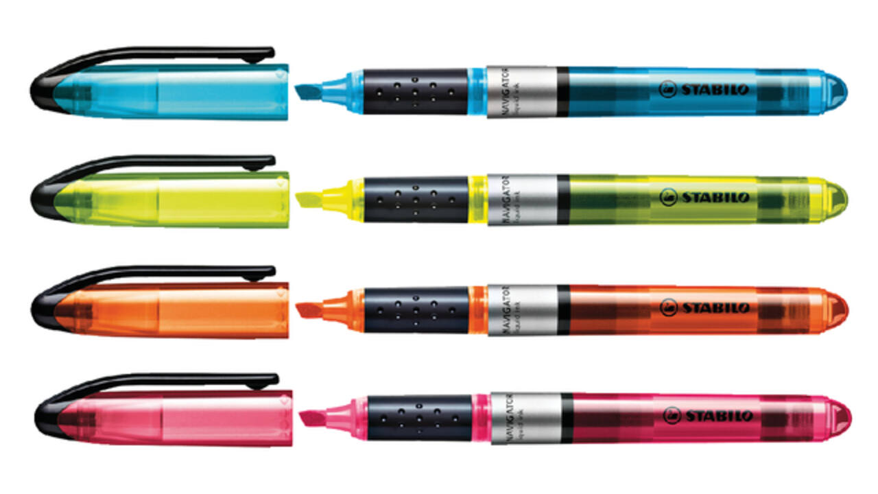 Markeerstift STABILO Navigator 545/24 geel