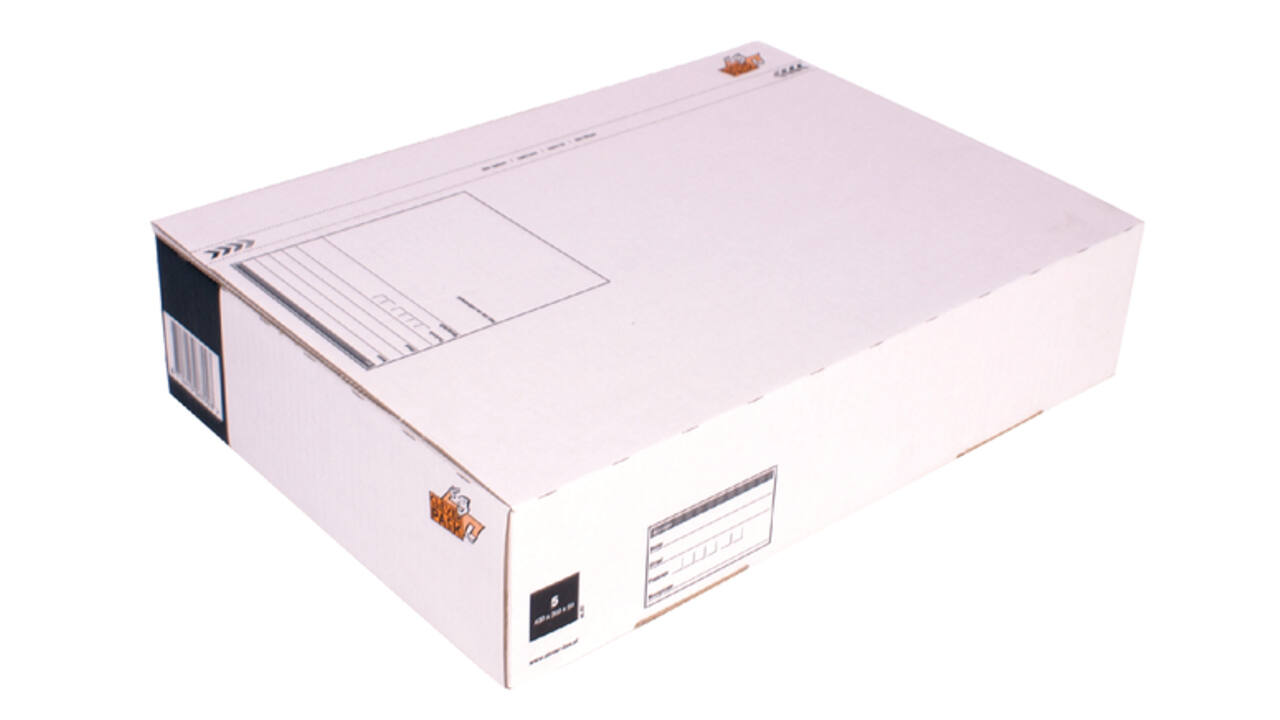 Postpakketbox 5 CleverPack 430x300x90mm wit