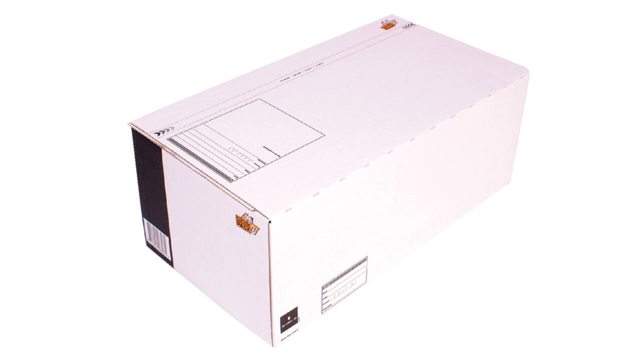 Postpakketbox 6 CleverPack 485x260x185mm wit pak à 25 stuks