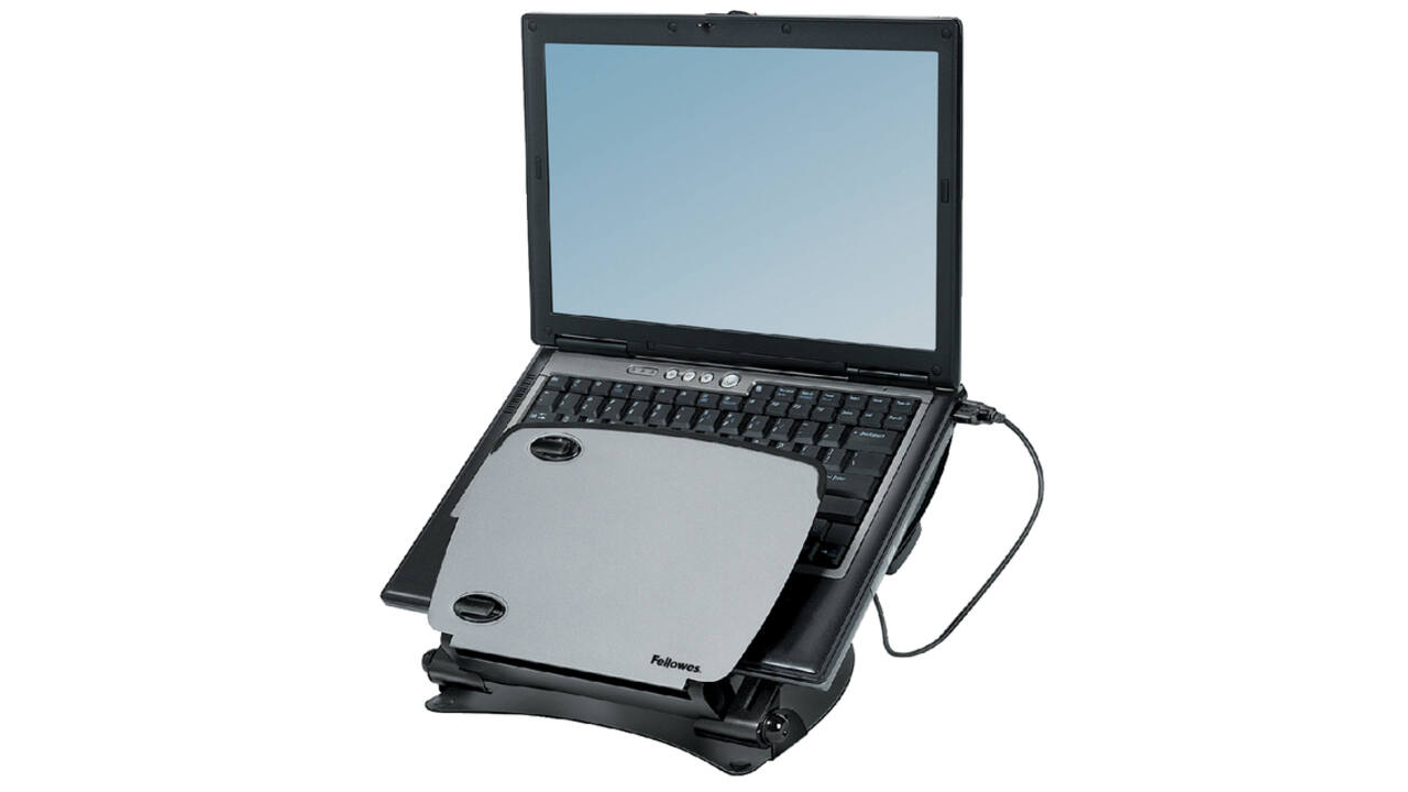 Laptopstandaard Professional series metaal + USB