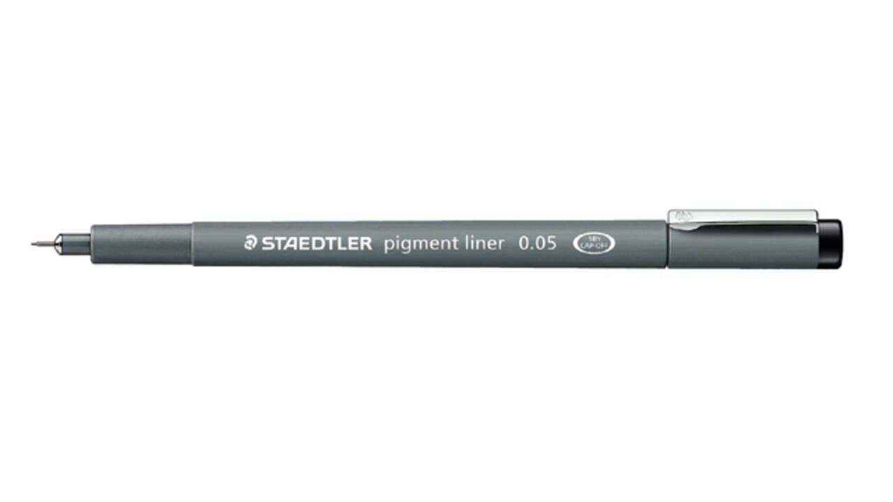 Fineliner Staedtler Pigment 308 zwart 0.05mm