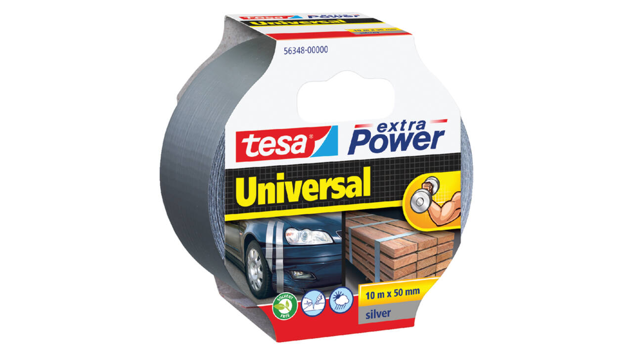Duct tape tesa® extra Power Universal 10mx50mm grijs