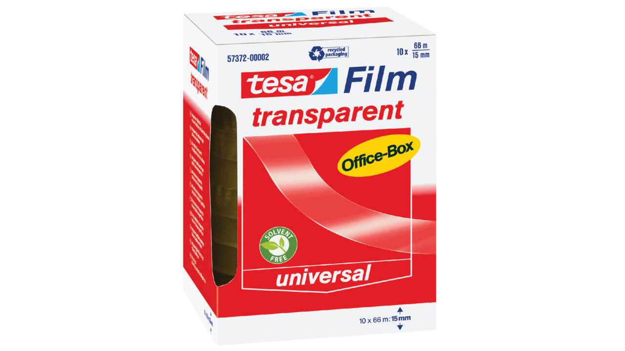 Plakband tesafilm® 66mx15mm transparant