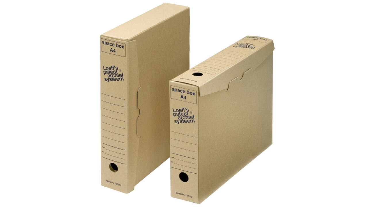 Archiefdoos Loeff's Space Box 4550 A4 320x240x60mm