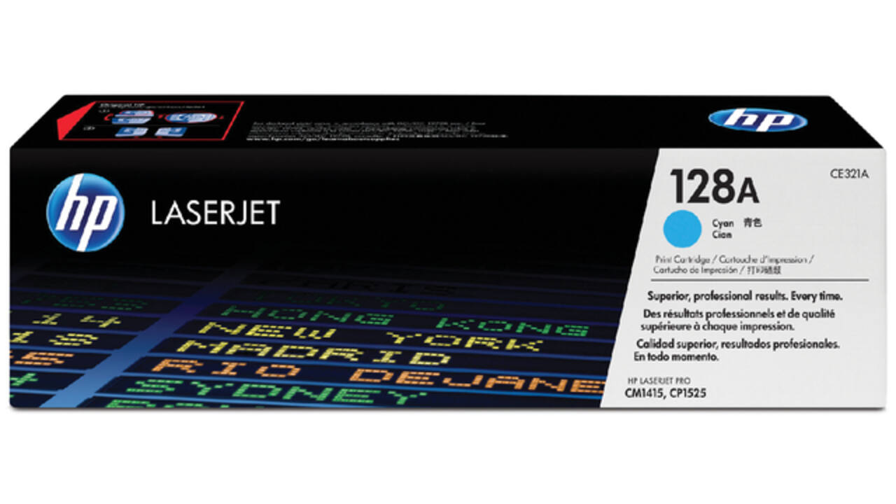 Tonercartridge HP CE321A 128A blauw